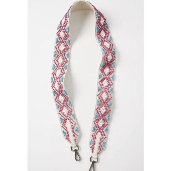 Anthropologie Geo Banded Shoulder Crossbody Bag Strap - Picture 1 of 6